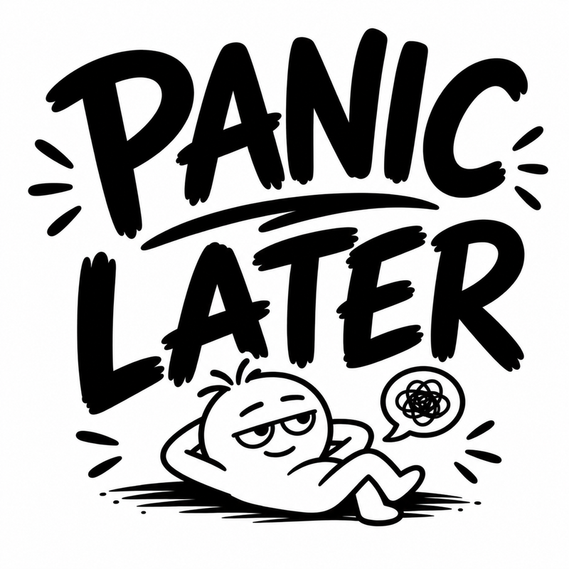 Panic later