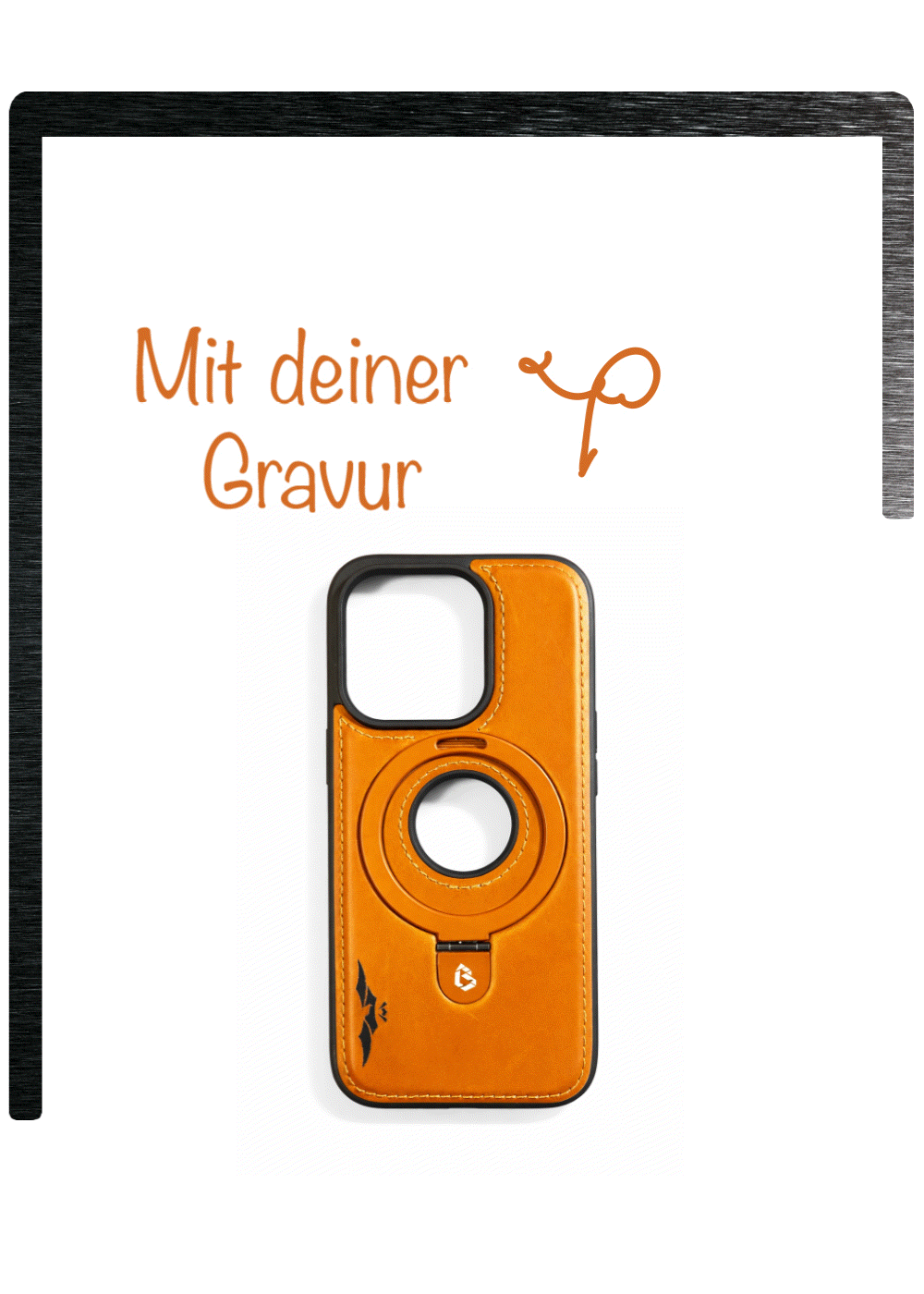 iPhone Lerderhülle