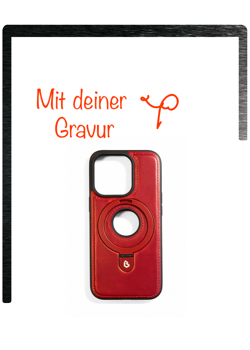 iPhone Lerderhülle